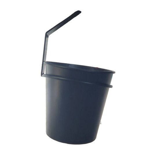 AVON On the Wall Collection Bucket with Holder Black Bucket 5" with hanger 7" - Picture 5 of 7